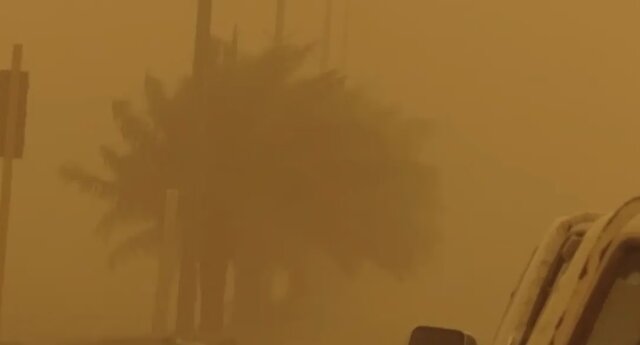 تعلیق پروازهای فرودگاه بغداد و نجف به دلیل گرد و غبار