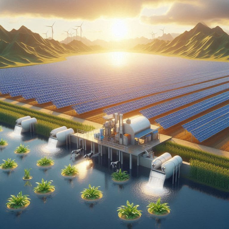 نیروگاه خورشیدی برای چاه آب مزارع